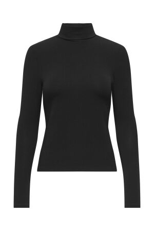 Only Only onlglamour l/s roll-neck top jrs noos Trui black