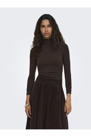 Only Only onlglamour l/s roll-neck top jrs noos Trui black coffee