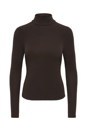 Only Only onlglamour l/s roll-neck top jrs noos Trui black coffee