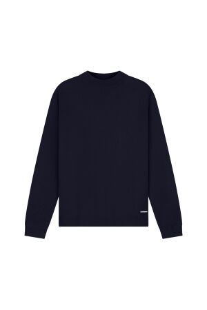 DSTREZZED DSTREZZED ds_archer mockneck 405940 Trui dark navy