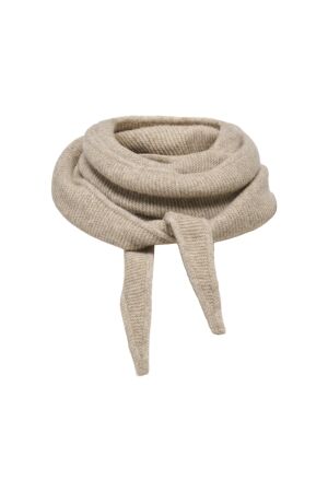 Only Only onlbolette knitted scarf acc Sjaals silver mink melange