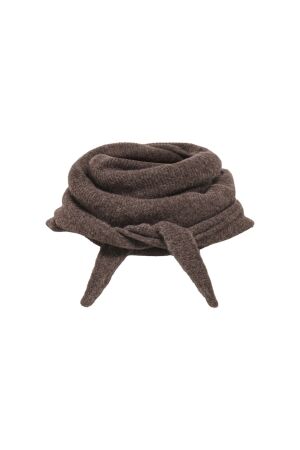 Only Only onlbolette knitted scarf acc Sjaals black coffee melange