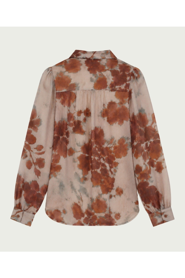 Elvira Casuals Blouse Angela E5 26-005 Blue Frost Blossom