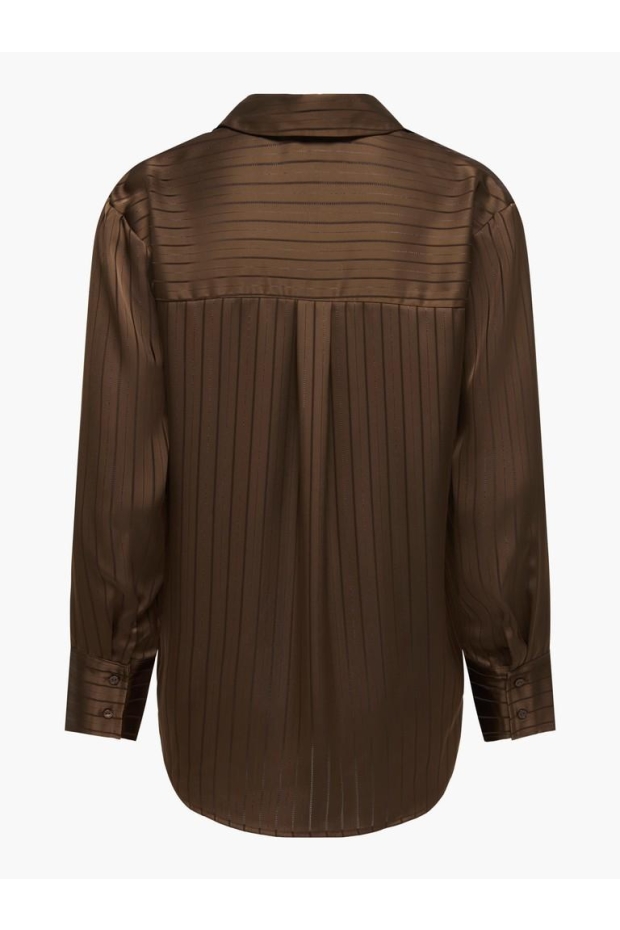 Only ONLLYRIA LS STRIPE SHIRT WVN Carafe