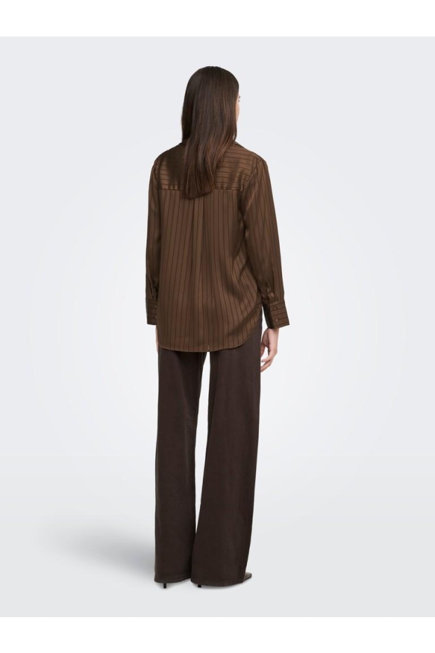 Only ONLLYRIA LS STRIPE SHIRT WVN Carafe