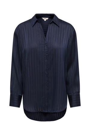 Only Only onllyria ls stripe shirt wvn Blouse naval academy