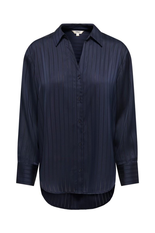 Only ONLLYRIA LS STRIPE SHIRT WVN Naval Academy