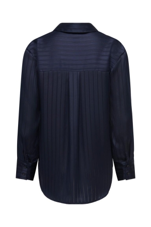 Only Only onllyria ls stripe shirt wvn Blouse naval academy