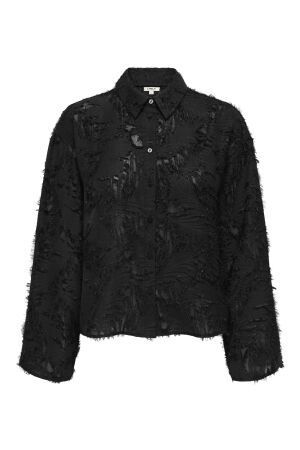 Only Only onlmovida l/s jaquard shirt wvn 15383679 Blouse black