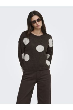 Only Only onlbootle ls flower o-neck knt 15361111 Trui onlbootle ls flower o-neck knt