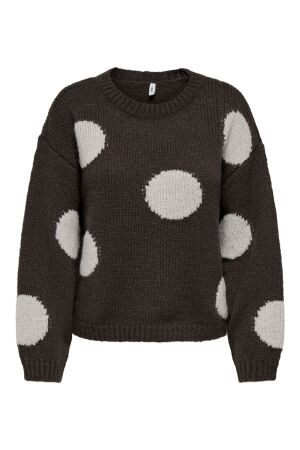 Only Only onlbootle ls flower o-neck knt 15361111 Trui onlbootle ls flower o-neck knt