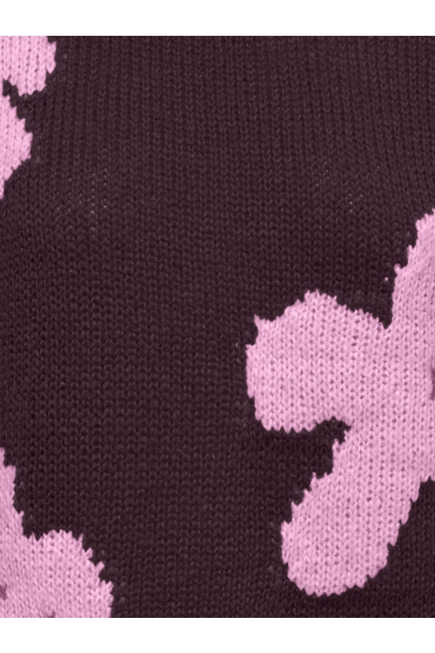 Only ONLBOOTLE LS FLOWER O-NECK KNT 15361111 Fig Flower/Cyclamen