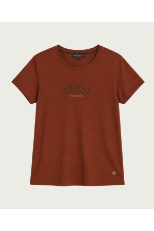Elvira Casuals Elvira Casuals t-shirt timeless e5 26-001 T-shirt Korte mouw 361 copper