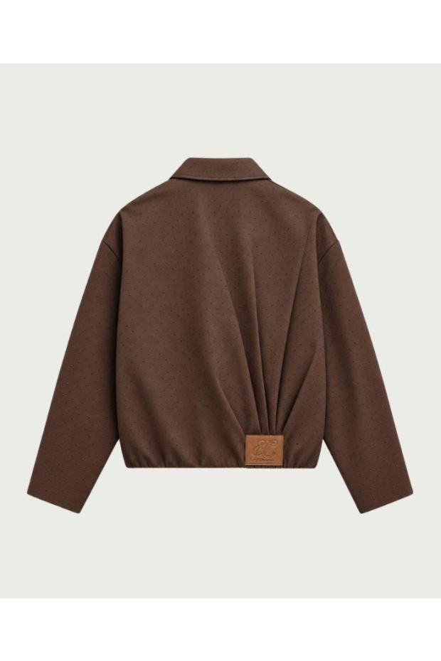 Elvira Casuals Jacket Kim E5 26-003 772 Walnut Dots