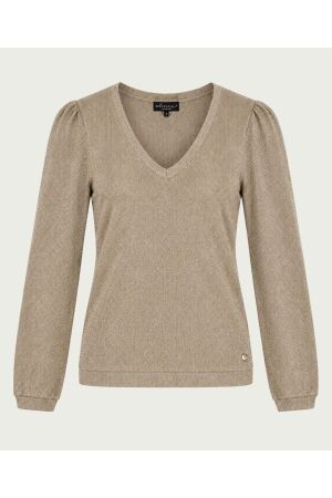 Elvira Casuals Elvira Casuals pullover lena e5 26-021 Trui 1005 champagne gold