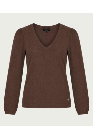 Elvira Casuals Elvira Casuals pullover lena e5 26-021 Trui 833 dark walnut