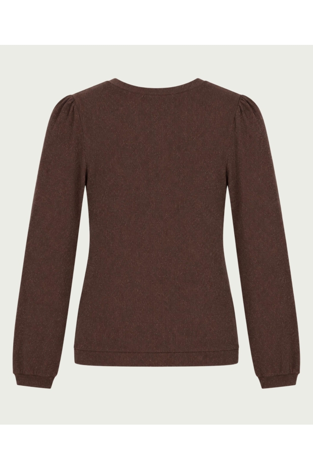 Elvira Casuals Pullover Lena E5 26-021 833 Dark Walnut