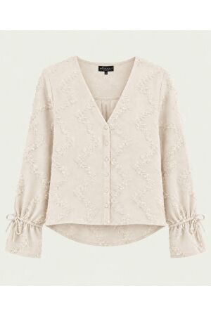 Elvira Casuals Elvira Casuals blouse livia e5 26-029 Blouse 796 ecru