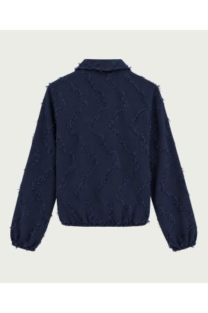 Elvira Casuals Elvira Casuals blouse madelief e5 26-038 Blouse 1079 sapphire