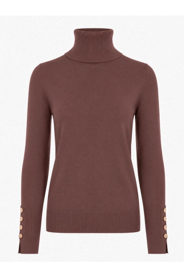 Azzurro Sweater Col A-8029 D.Brown