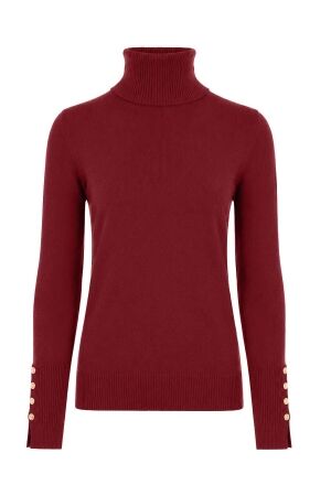 Azzurro Azzurro sweater col a-8029 Sweater bordeaux