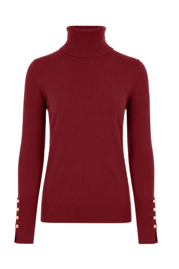 Azzurro Sweater Col A-8029 Bordeaux