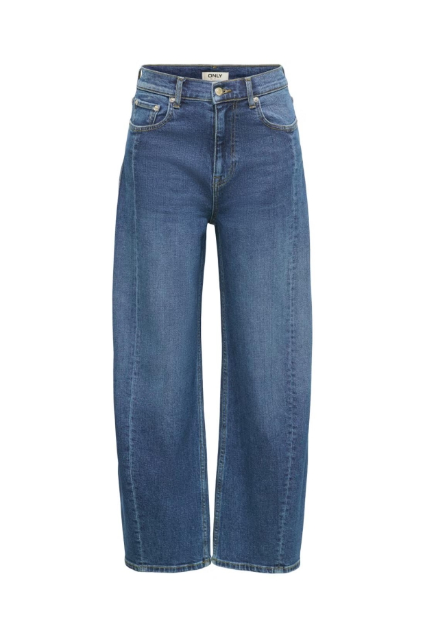 Only ONLJESSICA HW BARREL ANK DNM AZG622 NOOS 15391053 Medium Blue Denim