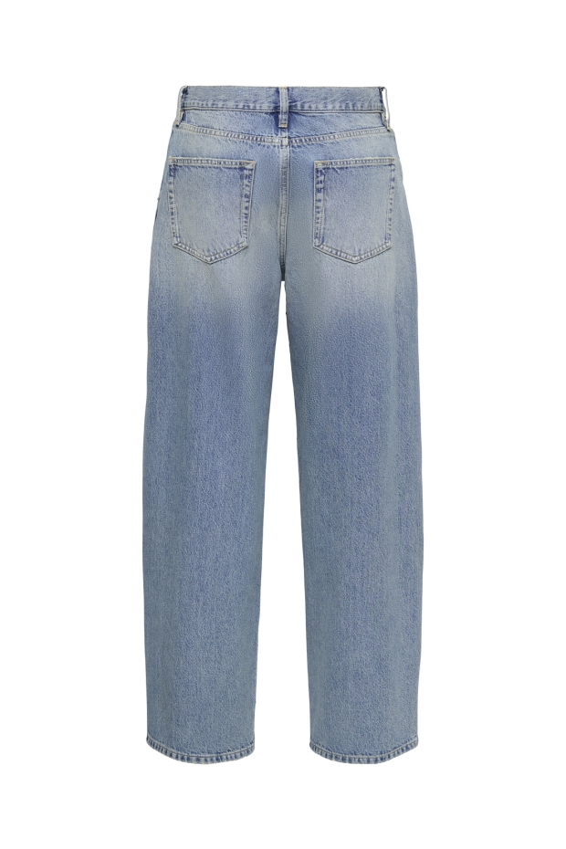 Only ONLGIANNA BEADED MW STR RED DNM DOT 15380945 Medium blue denim