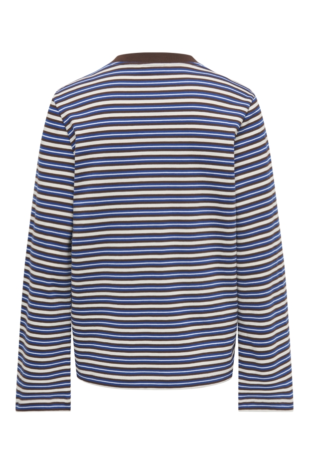 Only ONLLEIA STRIPE L/S TOP JRS NOOS Cloud Dancer