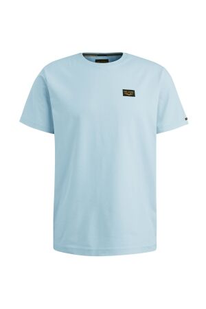 PME Legend PME Legend short sleeve r-neck cotton elastan Basic T-shirts 5326 - airy blue