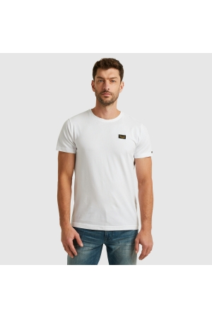 PME Legend PME Legend short sleeve r-neck cotton elastan Basic T-shirts 7003 - bright white