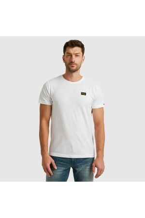 PME Legend PME Legend short sleeve r-neck cotton elastan Basic T-shirts 7003 - bright white