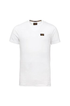 PME Legend PME Legend short sleeve r-neck cotton elastan Basic T-shirts 7003 - bright white