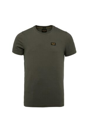 PME Legend PME Legend short sleeve r-neck cotton elastan Basic T-shirts 8039 - beluga