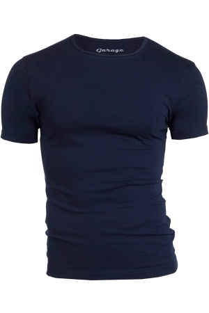 Garage Garage bodyfit t-shirt r-neck Basic T-shirts navy