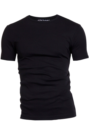 Garage Garage semi bodyfit t-shirt r-neck Basic T-shirts black
