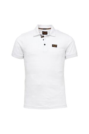 PME Legend PME Legend short sleeve polo cotton elastan p Poloshirts 7003 - bright white