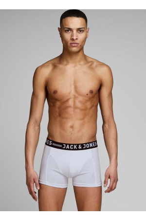 Jack & Jones Jack & Jones sense trunks 3-pack noos 12081832 Boxershorts light grey black & white 12081832