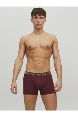 Jack & Jones Jack & Jones jaclichfield trunks 3 pack noos Boxershorts burgundy 12113943