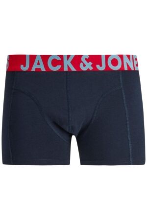 Jack & Jones Jack & Jones jaccrazy solid trunks 3 pack Boxershorts black navy blazer 12151349