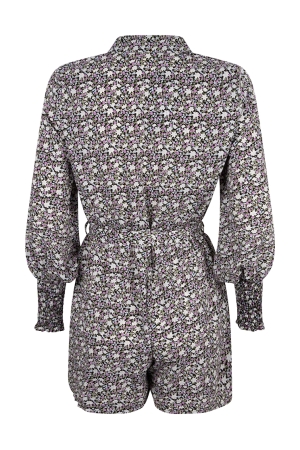 Lofty Manner Lofty Manner ms06 playsuit ivy Jumpsuit 407 purple light blue pr
