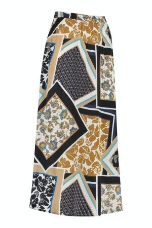 Studio Anneloes Studio Anneloes jans satin patchw. skirt 6965 dark blue/cobalt