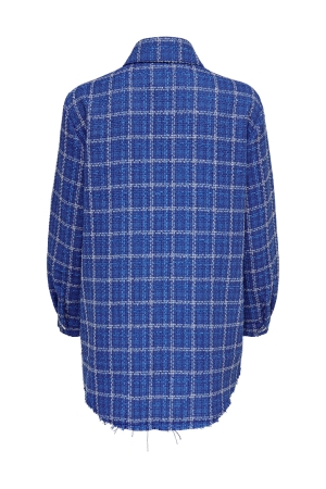 Only Only onlleoma l/s boucle shacket pnt Jackets victoria blue black & silver lurex