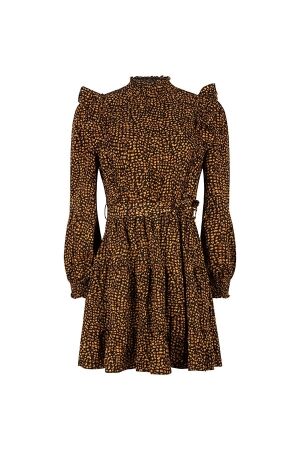 Lofty Manner Lofty Manner dress chelsea Jurk 207 brown dot