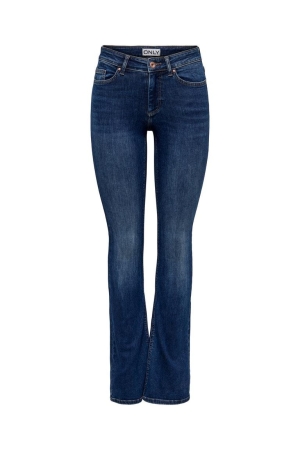 Only Only onlblush mid flared dnm tai021 Flare dark blue denim