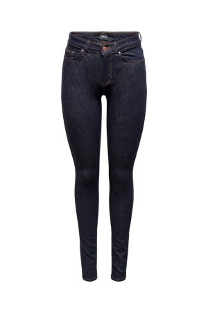 Only Only onlblush mid sk stayblue dnm rea Skinny fit dark blue denim