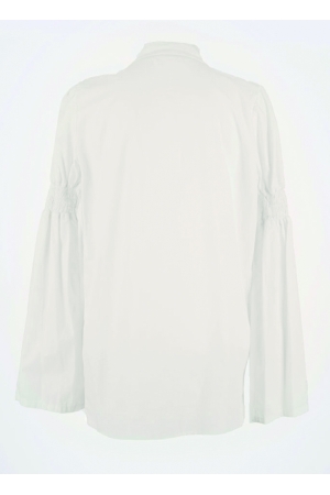 ZIP73 ZIP73 w22/136/07 blouse studjes Blouse 01 off white/zwart