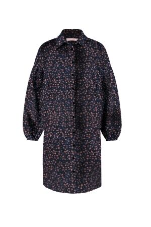 Studio Anneloes Studio Anneloes havana small flower dress Jurk 9031 black/ginger