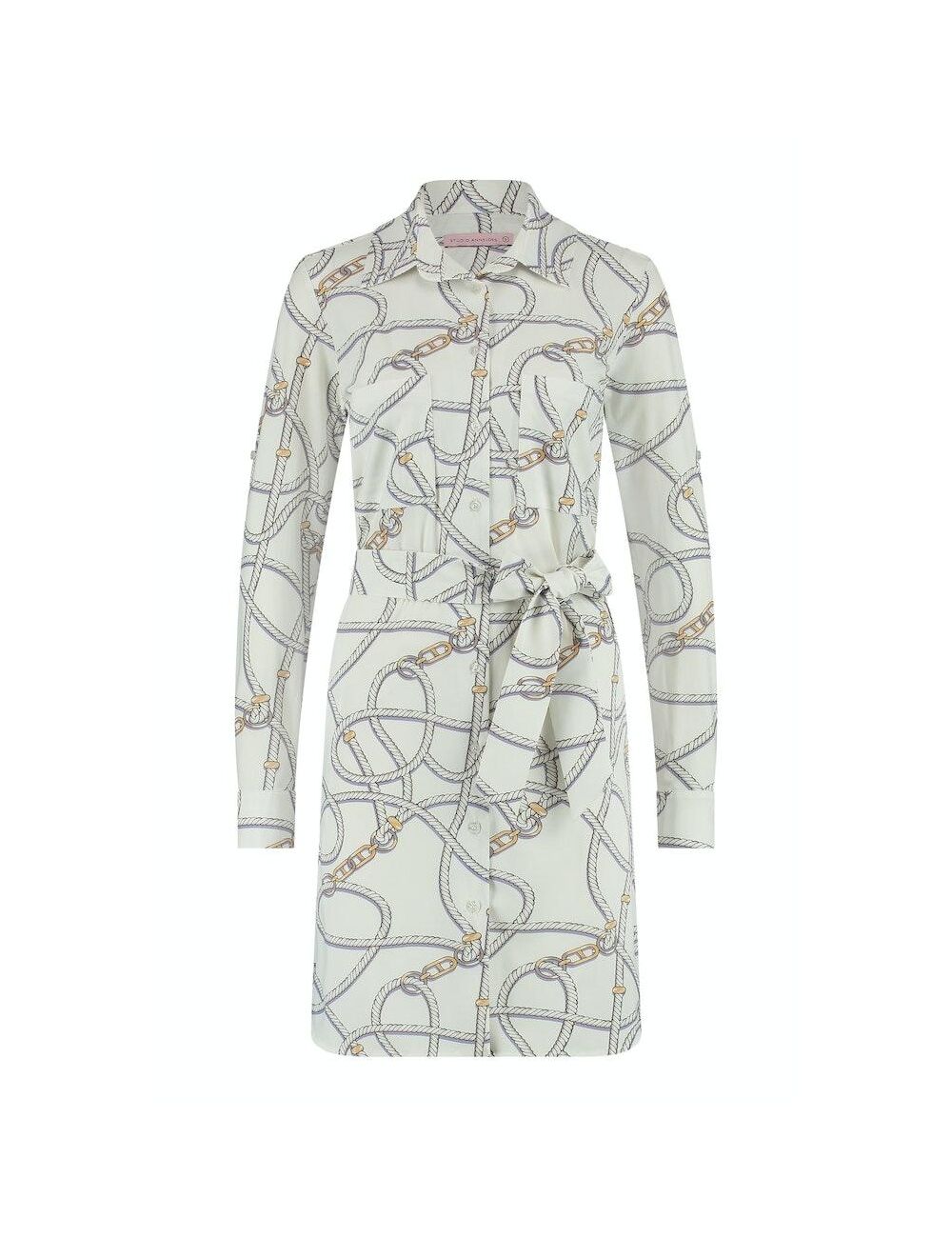 Studio Anneloes woopy chain tunic 08104 Tuniek 1157 offwhite cool lilac