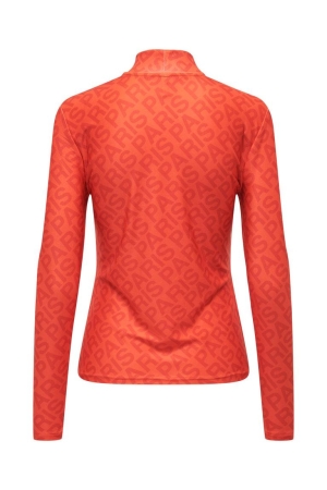 Only Only onllaura l/s top cs jrs T-shirt Lange mouw orange.com paris